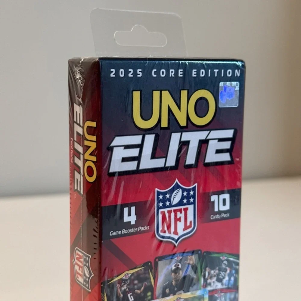 UNO Elite NFL 2025 Core Edition Booster Set – 2 Boxes (Sealed) Viper Cards Hunt